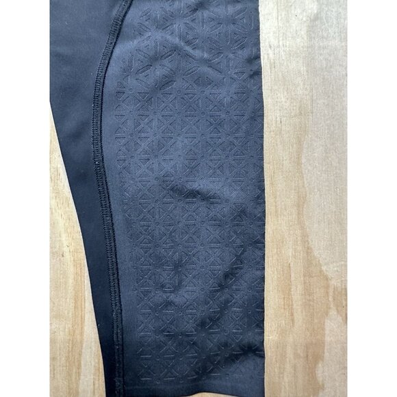 Lululemon Strength & Sweat Tight 28 Sz 6 Black Leggings Workout Activewear Mesh - Picture 2 of 7